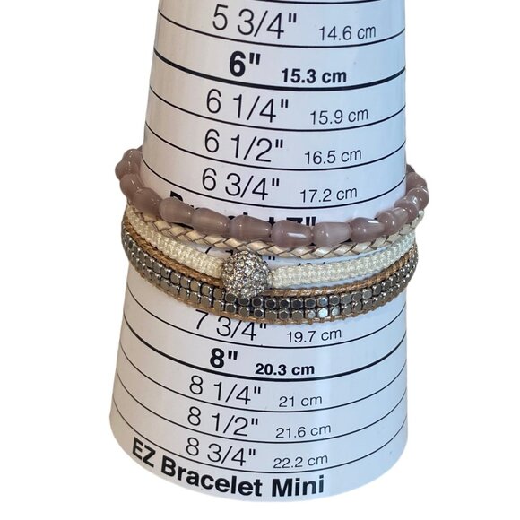 Victoria Emerson multistrand bracelet Pink Lilac - Picture 8 of 9